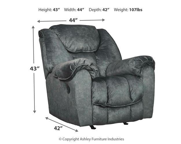 Capehorn Recliner 7690225 Granite Contemporary Motion Upholstery By AFI - sofafair.com