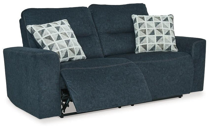 Paulestein Power Reclining Sofa 1550447 Blue Contemporary Motion Upholstery By AFI - sofafair.com