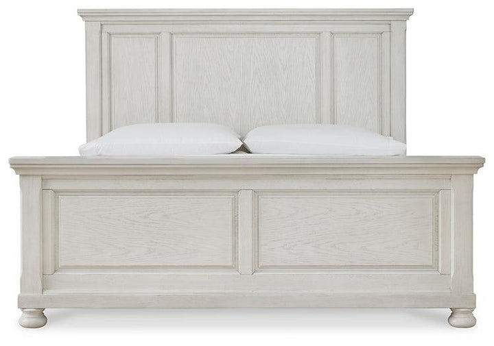 Robbinsdale Queen Panel Bed B742B2 White Casual Master Beds By Ashley - sofafair.com