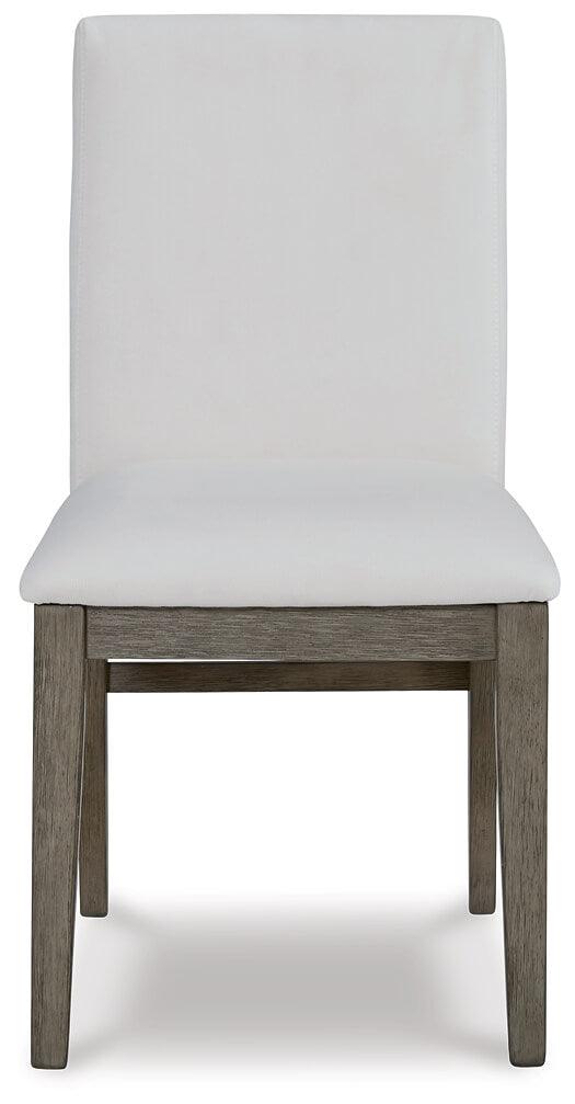 Anibecca Dining Chair D970-01 White Contemporary Formal Seating By AFI - sofafair.com