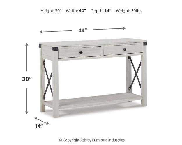 Bayflynn Sofa/Console Table T172-4 White Casual Sofa Table By Ashley - sofafair.com