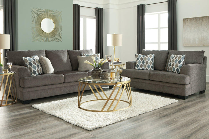 Dorsten Sofa and Loveseat 77204U1 Slate Contemporary Stationary Upholstery Package By AFI - sofafair.com