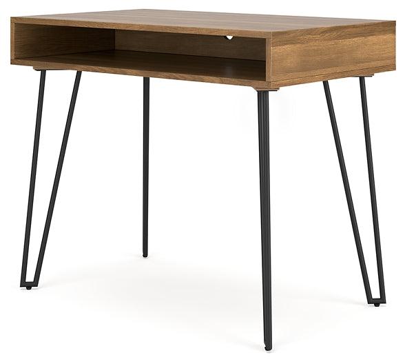 Strumford Home Office Desk H449-10 Black/Gray Contemporary Desks By Ashley - sofafair.com