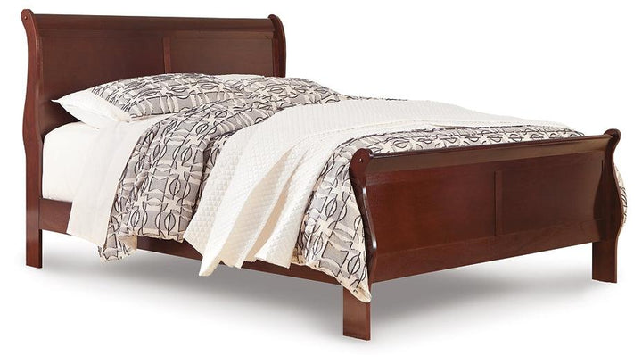 Alisdair Queen Sleigh Bed B376B2 Brown/Beige Traditional Master Beds By Ashley - sofafair.com