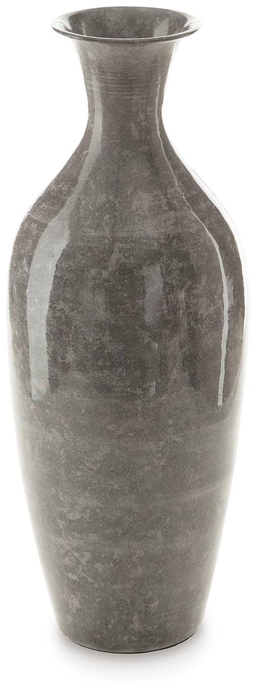 A2000588 Black/Gray Traditional Brockwich Vase By AFI - sofafair.com