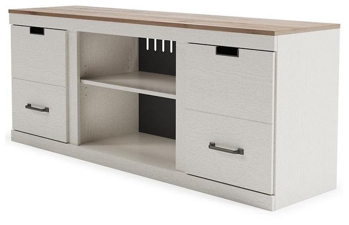 EW1428-168 White Casual Vaibryn 60" TV Stand By Ashley - sofafair.com