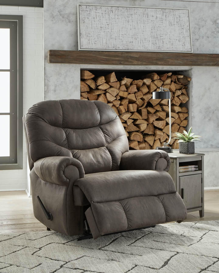 Camera Time Recliner 6570729 Black/Gray Traditional Motion Upholstery By AFI - sofafair.com