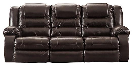 Vacherie Reclining Sofa and Loveseat 79307U1 Chocolate Contemporary Motion Upholstery Package By AFI - sofafair.com