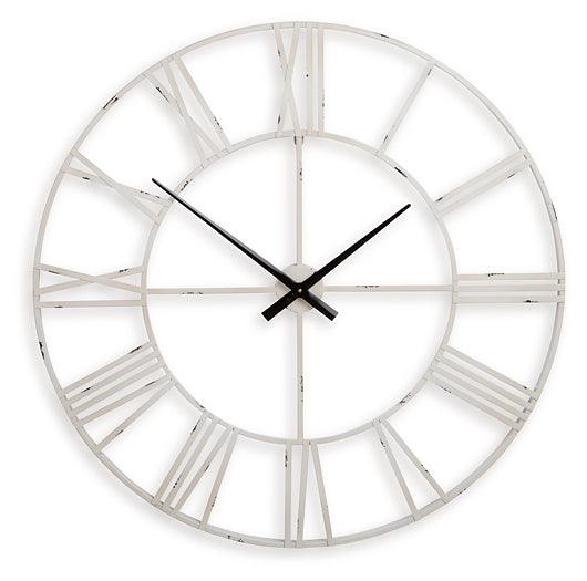 A8010238 Metallic Casual Paquita Wall Clock By Ashley - sofafair.com