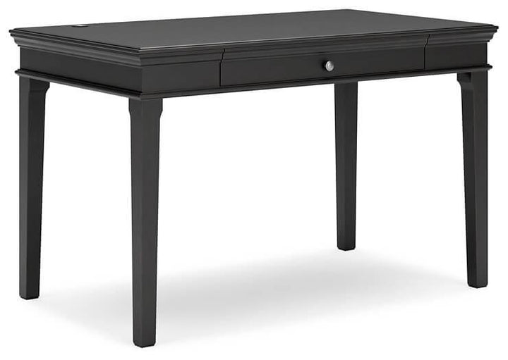 Beckincreek 48" Home Office Desk H778-10 Black/Gray Traditional Desks By AFI - sofafair.com