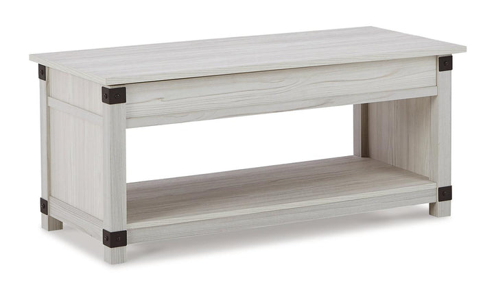 Bayflynn Coffee Table and 2 End Tables T172T1 White Casual Occasional Table Package By Ashley - sofafair.com