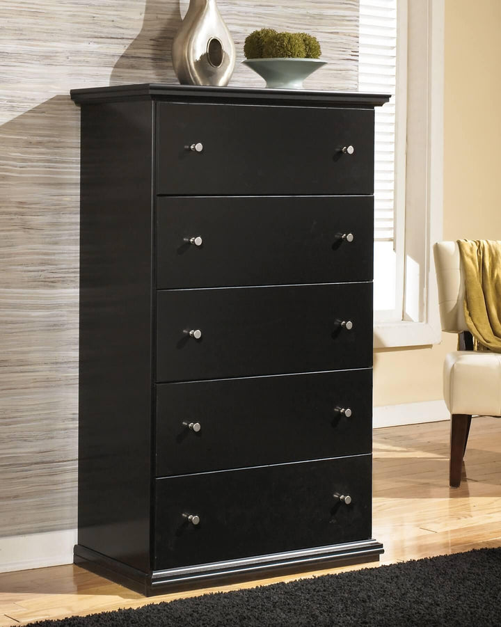 Maribel Chest of Drawers B138-46 Black/Gray Casual Master Bed Cases By Ashley - sofafair.com