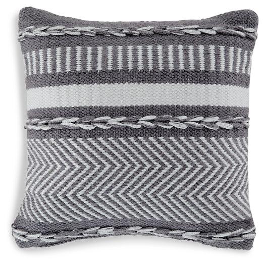 A1001020P White Casual Yarnley Pillow By Ashley - sofafair.com