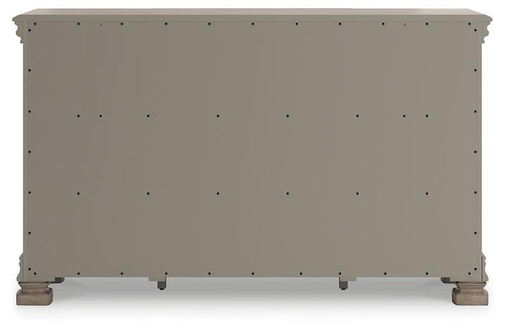 B924-31 Black/Gray Traditional Lexorne Dresser By Ashley - sofafair.com