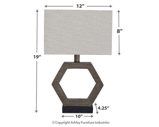 Marilu Table Lamp L857764 Brown/Beige Contemporary Table Lamp Youth By Ashley - sofafair.com