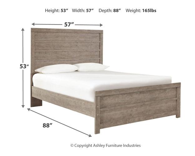 Culverbach Full Panel Bed B070B3 Black/Gray Casual Youth Beds By Ashley - sofafair.com