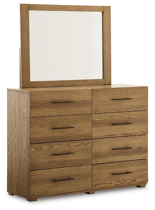 B783B1 Brown/Beige Casual Dakmore Dresser and Mirror By Ashley - sofafair.com