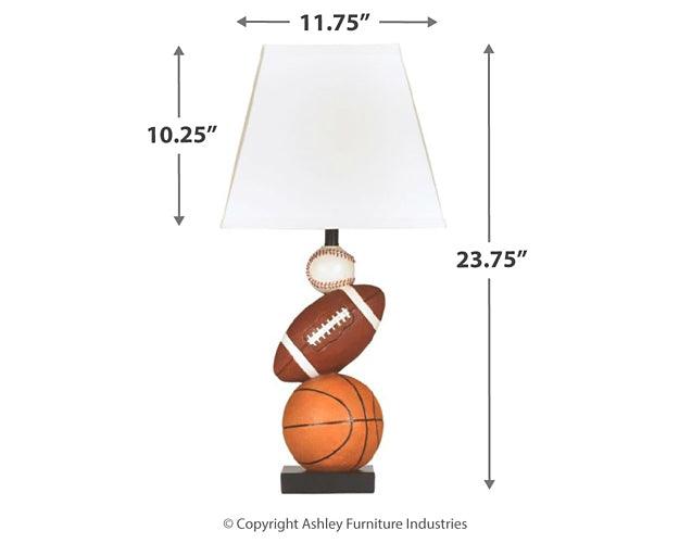 Nyx Table Lamp L815714 Brown/Beige Casual Table Lamp Youth By Ashley - sofafair.com