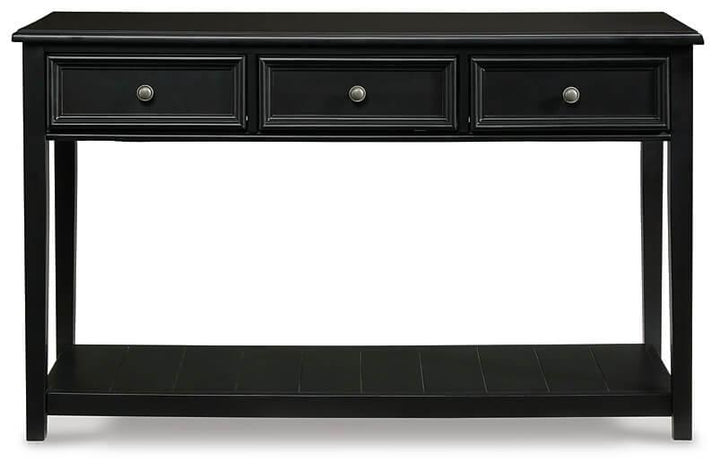 T959-4 Black/Gray Casual Beckincreek Sofa Table By AFI - sofafair.com