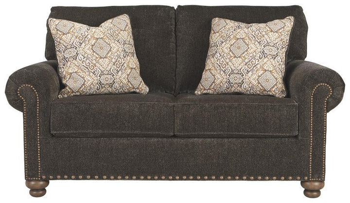 Stracelen Loveseat 8060335 Sable Contemporary Stationary Upholstery By AFI - sofafair.com