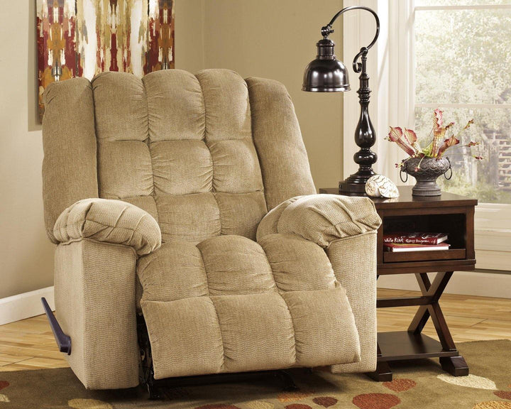 Ludden Recliner 8110325 Sand Contemporary Motion Recliners - Free Standing By AFI - sofafair.com