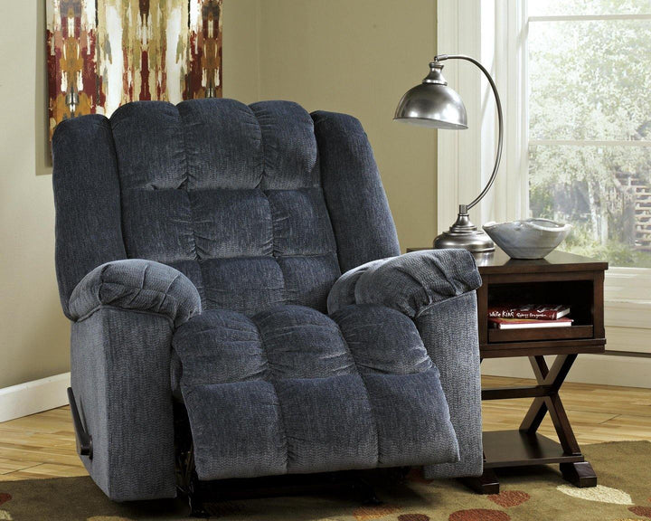 Ludden Recliner 8110525 Blue Contemporary Motion Recliners - Free Standing By AFI - sofafair.com