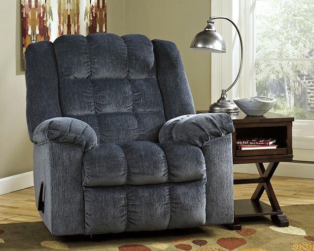 Ludden Recliner 8110525 Blue Contemporary Motion Recliners - Free Standing By AFI - sofafair.com