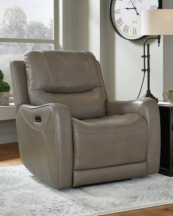 Galahad Power Recliner 6610206 Brown/Beige Contemporary Motion Recliners - Free Standing By Ashley - sofafair.com