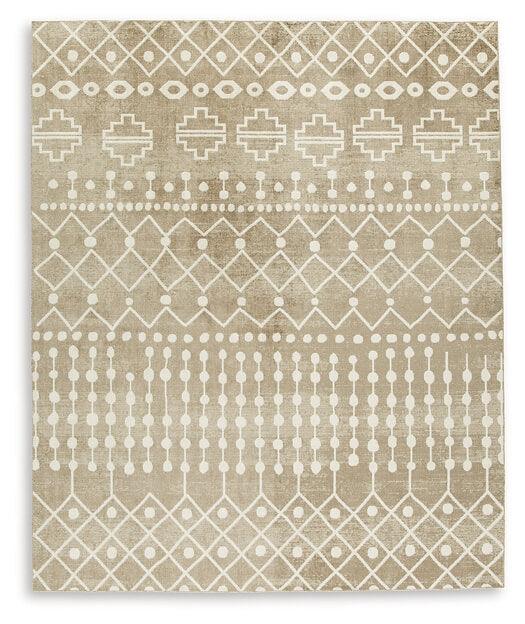 Bunchly R406222 Brown/Beige Casual Rug Large By Ashley - sofafair.com