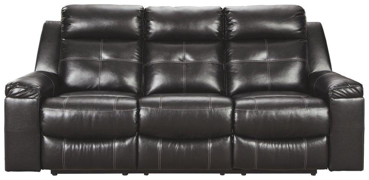 Kempten Reclining Sofa 8210588 Black Contemporary Motion Upholstery By AFI - sofafair.com