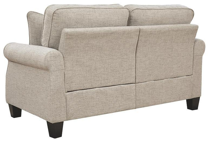 Alessio Loveseat 8240435 Sesame Contemporary Stationary Upholstery By AFI - sofafair.com