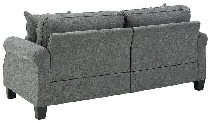 Alessio Sofa 8240538 Charcoal Contemporary Stationary Upholstery By AFI - sofafair.com