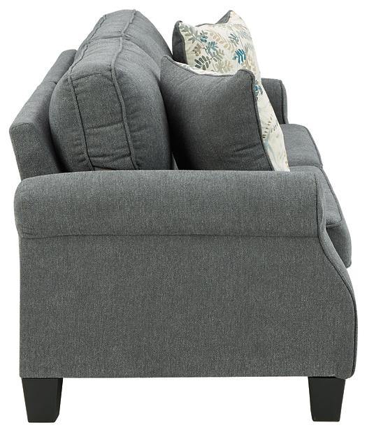 Alessio Sofa 8240538 Charcoal Contemporary Stationary Upholstery By AFI - sofafair.com