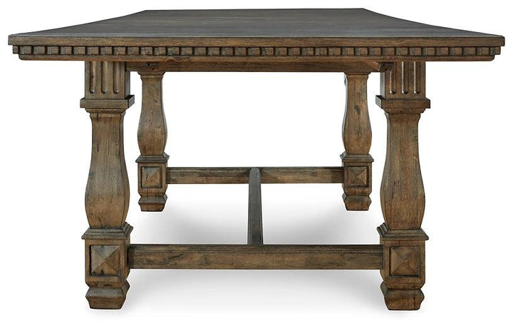 Markenburg Dining Extension Table D770-45 Brown/Beige Traditional Formal Tables By Ashley - sofafair.com