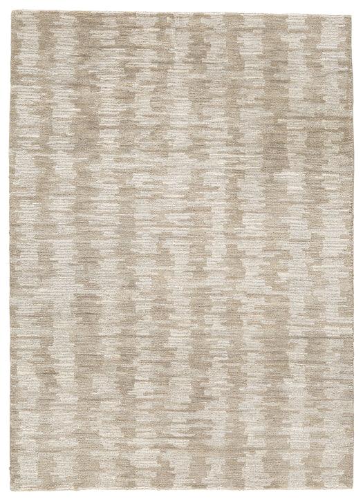 Abanlane 5' x 7' Rug R404812 Brown/Beige Contemporary Rug Medium By Ashley - sofafair.com