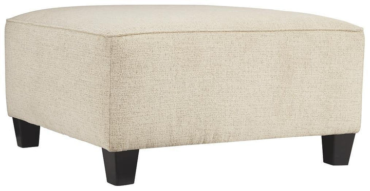 Abinger Oversized Accent Ottoman 8390408 Natural Contemporary Stationary Upholstery By AFI - sofafair.com