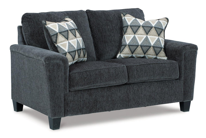 Abinger Sofa and Loveseat 83905U1 Smoke Contemporary Stationary Upholstery Package By AFI - sofafair.com