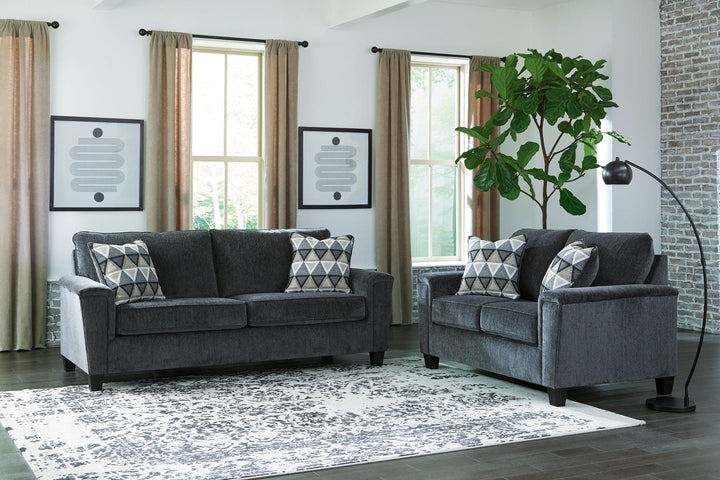 Abinger Sofa and Loveseat 83905U1 Smoke Contemporary Stationary Upholstery Package By AFI - sofafair.com