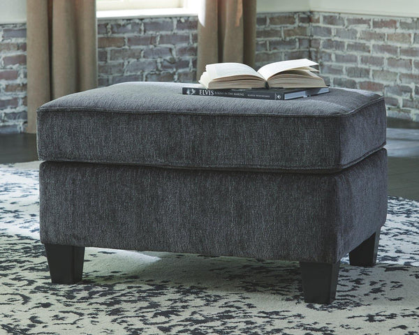 Abinger Ottoman 8390514 Smoke Contemporary Stationary Upholstery By AFI - sofafair.com