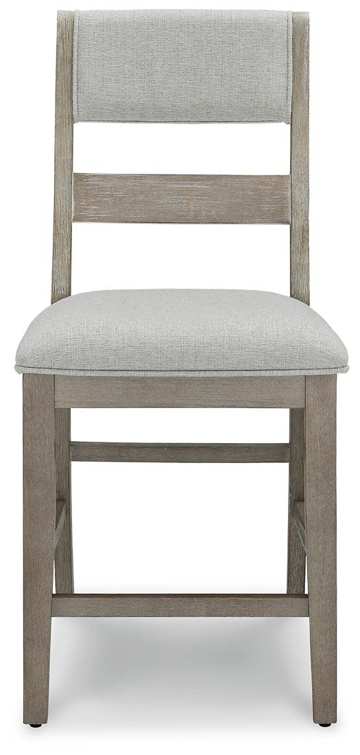 Moreshire Counter Height Bar Stool D799-124 Brown/Beige Casual Barstool By Ashley - sofafair.com