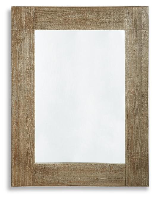 A8010277 Transparent Casual Waltleigh Accent Mirror By Ashley - sofafair.com