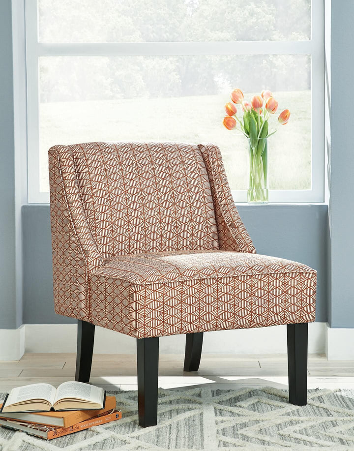 Janesley Accent Chair A3000136 Orange Contemporary Accent Chairs - Free Standing By Ashley - sofafair.com