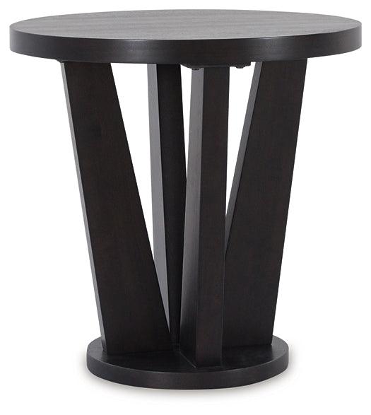 T458-6 Brown/Beige Contemporary Chasinfield End Table By Ashley - sofafair.com