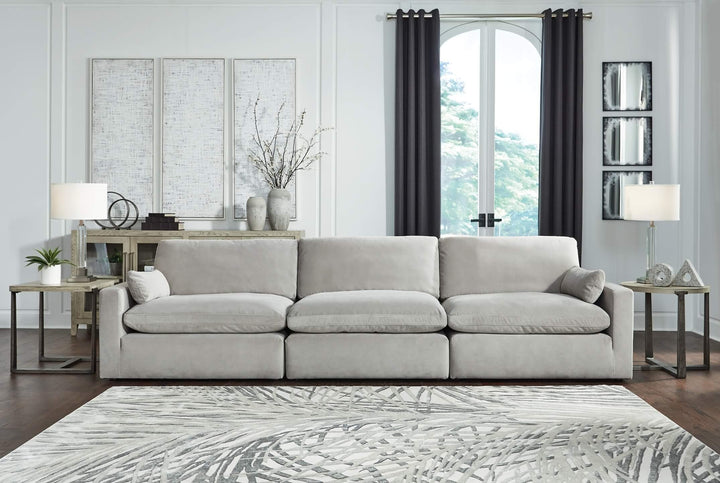 Sophie 3-Piece Sectional 15705S2 Black/Gray Contemporary Stationary Sectionals By AFI - sofafair.com