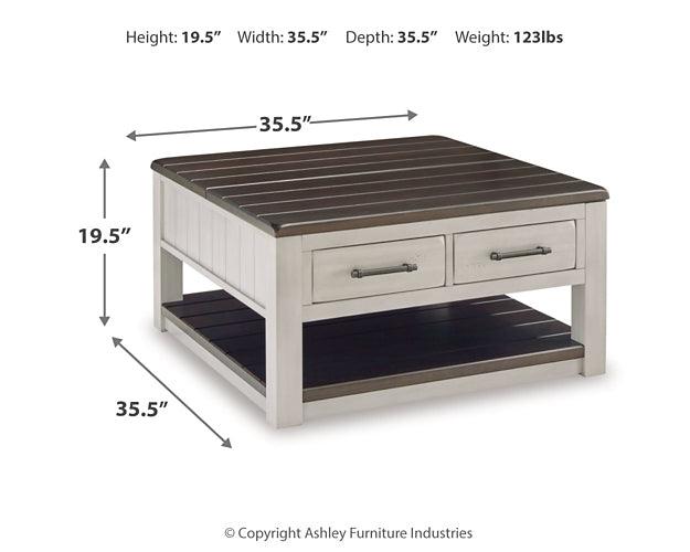 Darborn Lift-Top Coffee Table T796-00 Black/Gray Casual Cocktail Table Lift By Ashley - sofafair.com