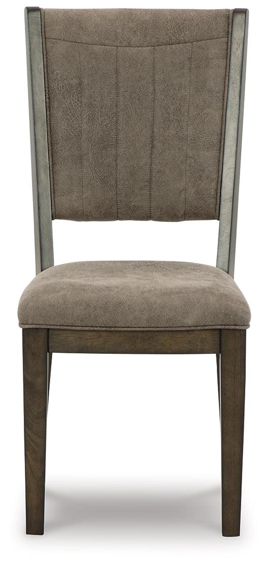 D374-01 Brown/Beige Contemporary Wittland Dining Chair By Ashley - sofafair.com