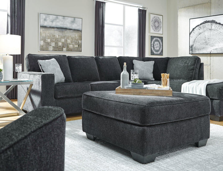 Altari Oversized Accent Ottoman 8721308 Slate Contemporary Stationary Sectionals By AFI - sofafair.com