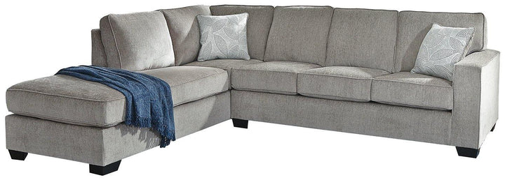 Altari 2Piece Sectional with Chaise 87214S1 Alloy Contemporary Stationary Sectionals By AFI - sofafair.com