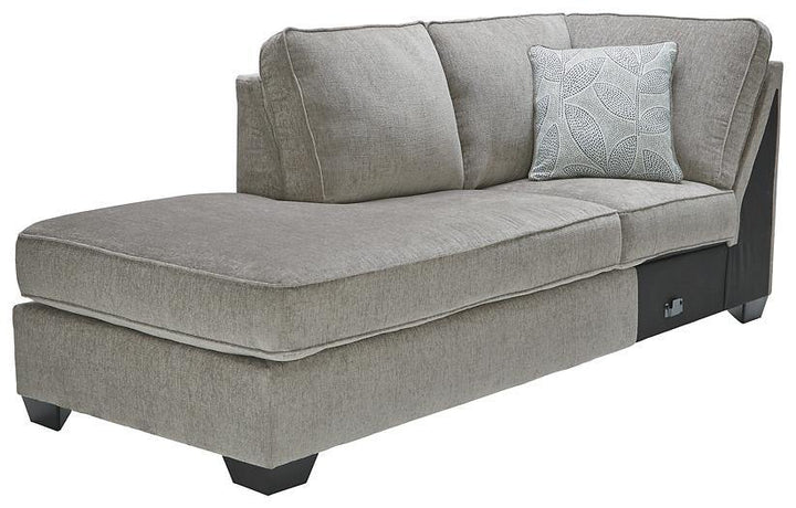 Altari 2Piece Sectional with Chaise 87214S1 Alloy Contemporary Stationary Sectionals By AFI - sofafair.com