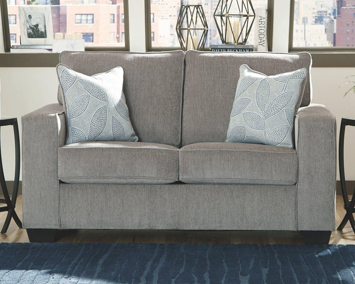 Altari Loveseat 8721435 Alloy Contemporary Stationary Upholstery By AFI - sofafair.com
